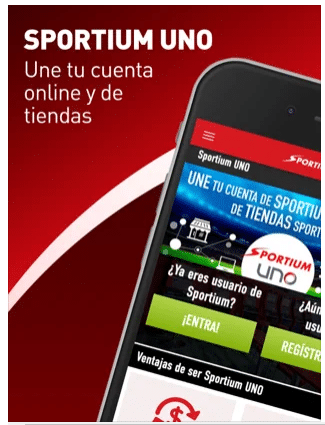 Sportium Aplicaci&oacute;n m&oacute;vil