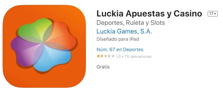 Luckia App Experiencia del usuario de la aplicación de Luckia