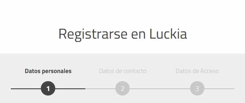 El proceso de registro en Luckia España Registrarse en Luckia