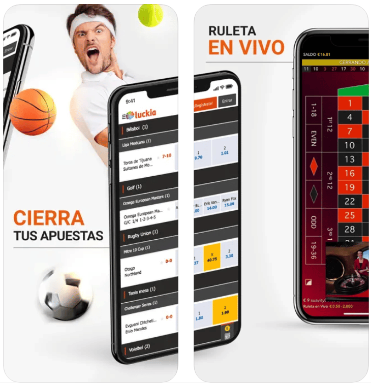 Luckia Aplicaci&oacute;n m&oacute;vil