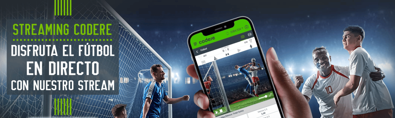 Transmisi&oacute;n en vivo o streaming: Codere gana