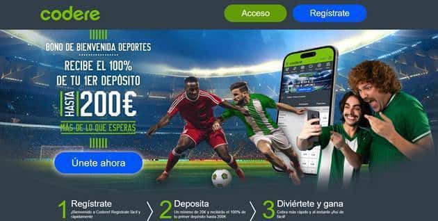 bono de bienvenida Codere