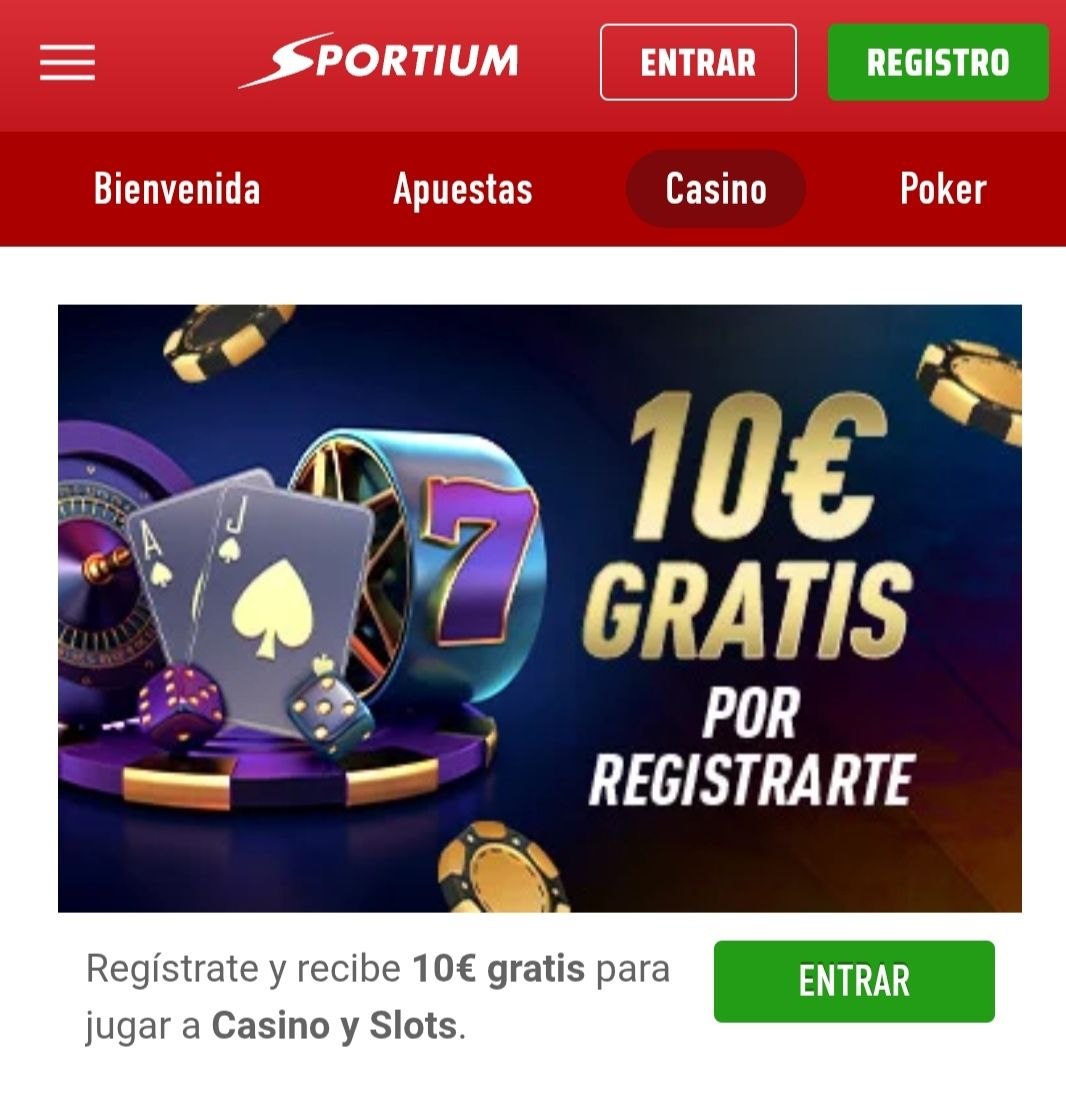 Bono de Sportium por registro