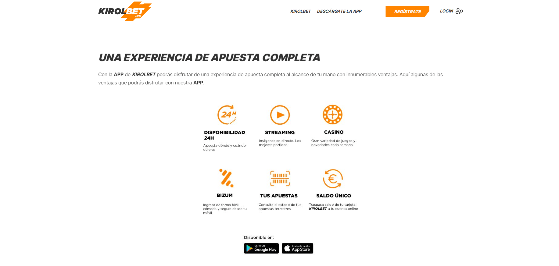 código promocional Kirolbet