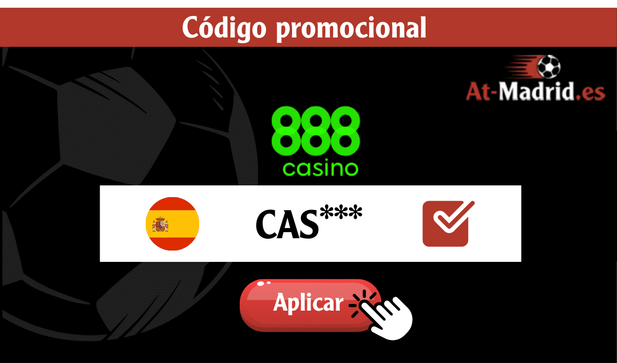 Codigo promocional casino 888